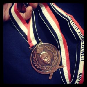 Bronze, British Judo Council National competition. I've been lazy lately though. I need to get back into it.