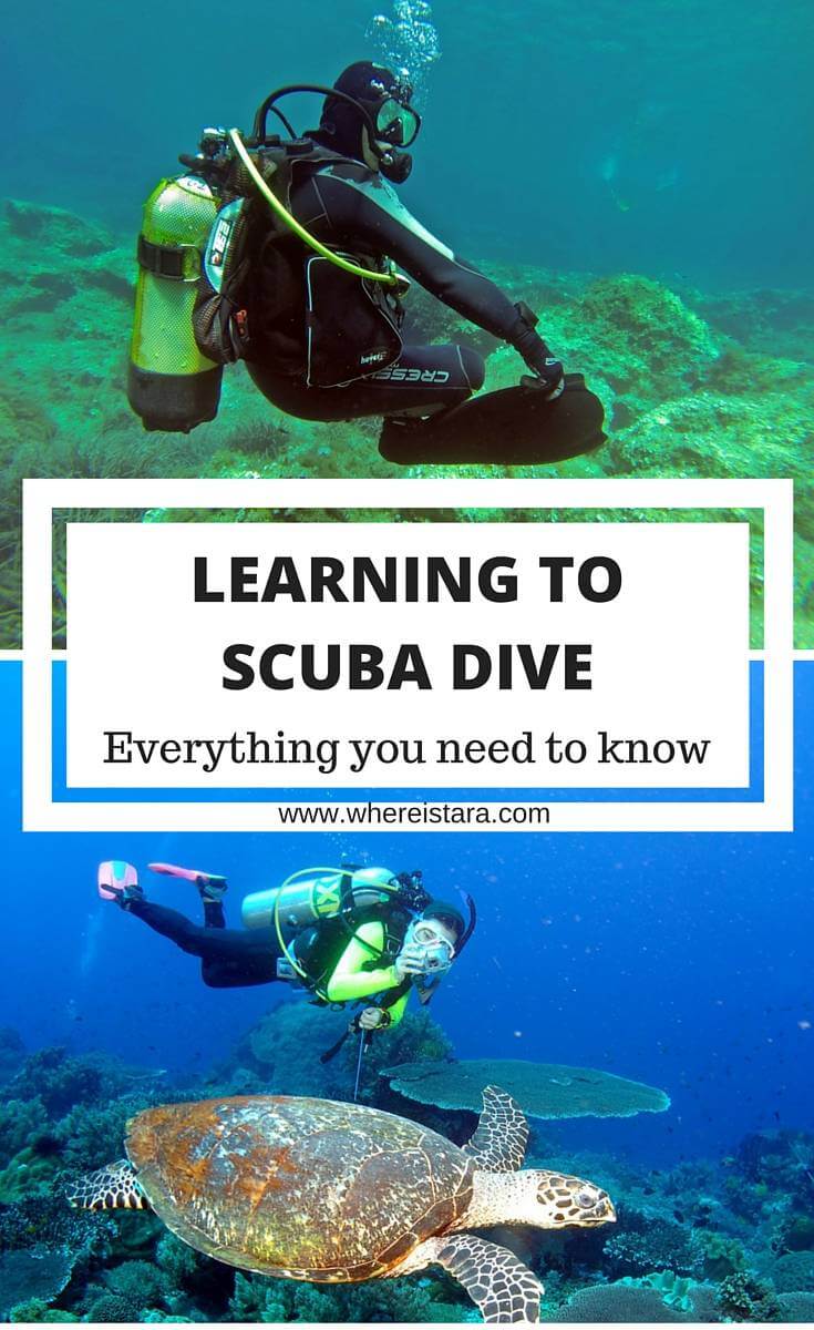 learning to scuba dive open water course where is tara povey Irish travel blogger