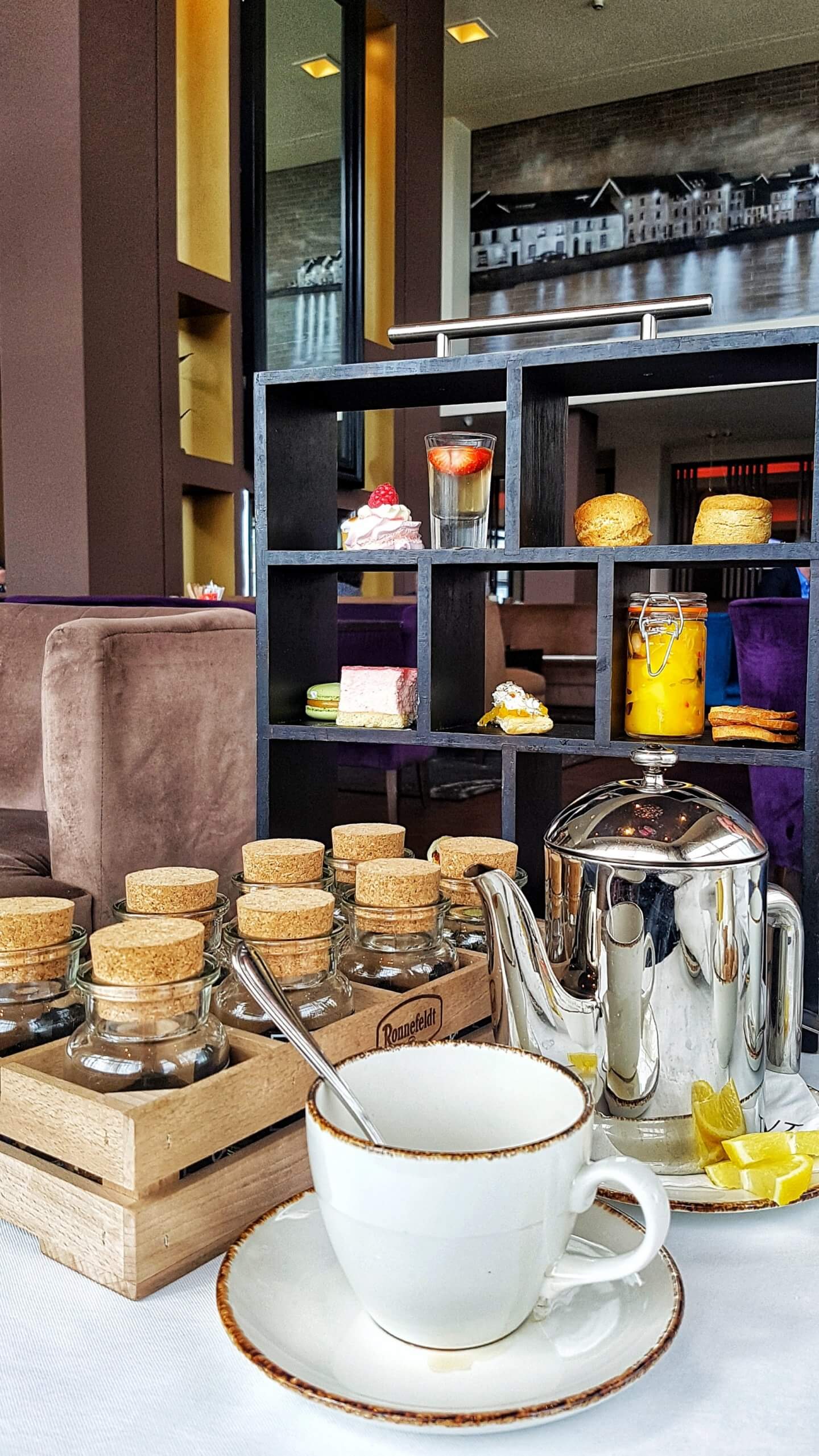 The galmont hotel and spa afternoon tea set