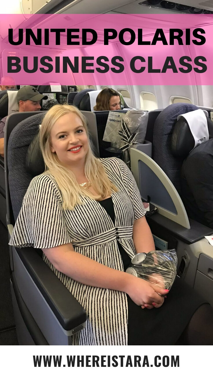 united polaris business class review pin